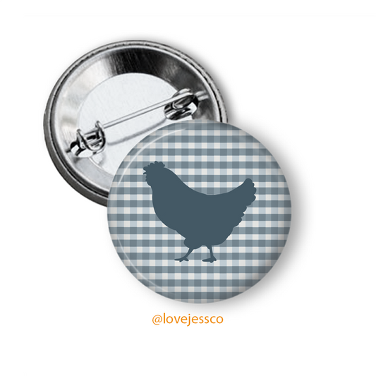 Chicken Pinback Button