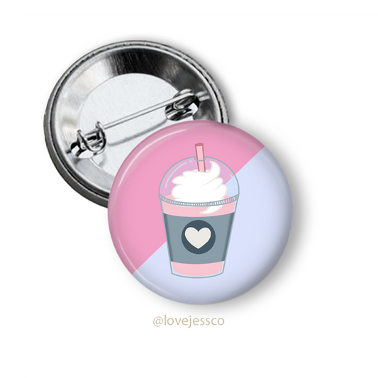 Milkshake Pinback Button