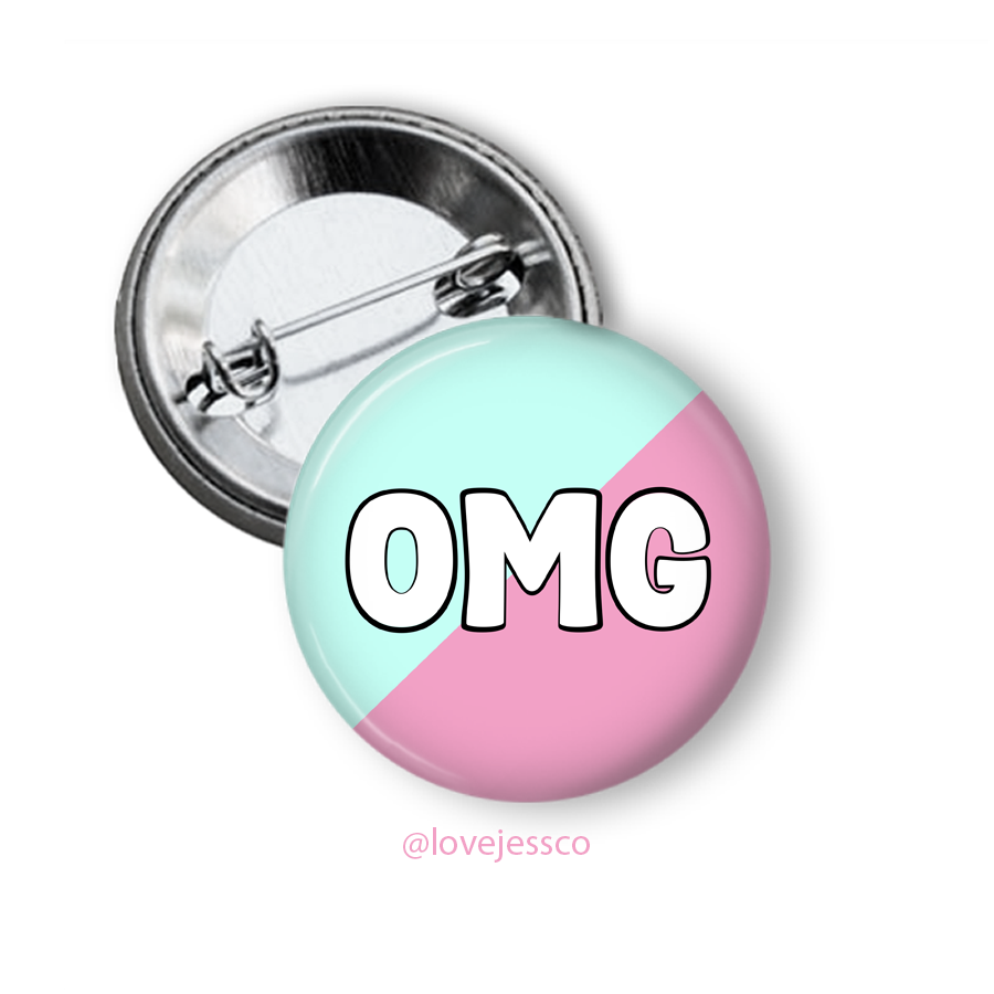 OMG Pinback Button