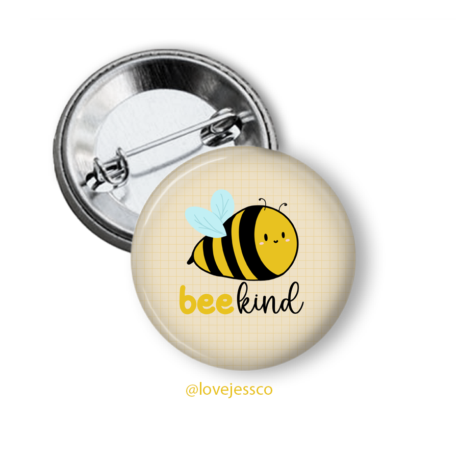 Bee Kind Pinback Button