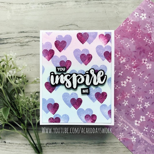 You Inspire Me Greeting Card